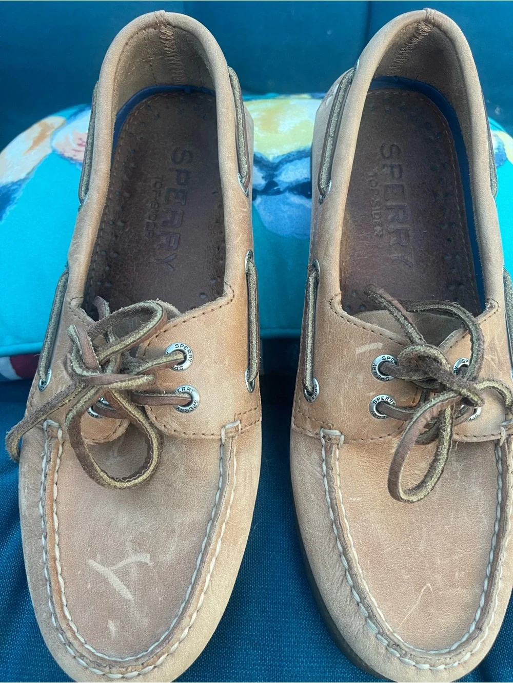 Sperry Top-Sider Brown Leather Boat Shoes Men’s 8.5M